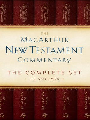 cover image of The MacArthur New Testament Commentary Set of 33 volumes